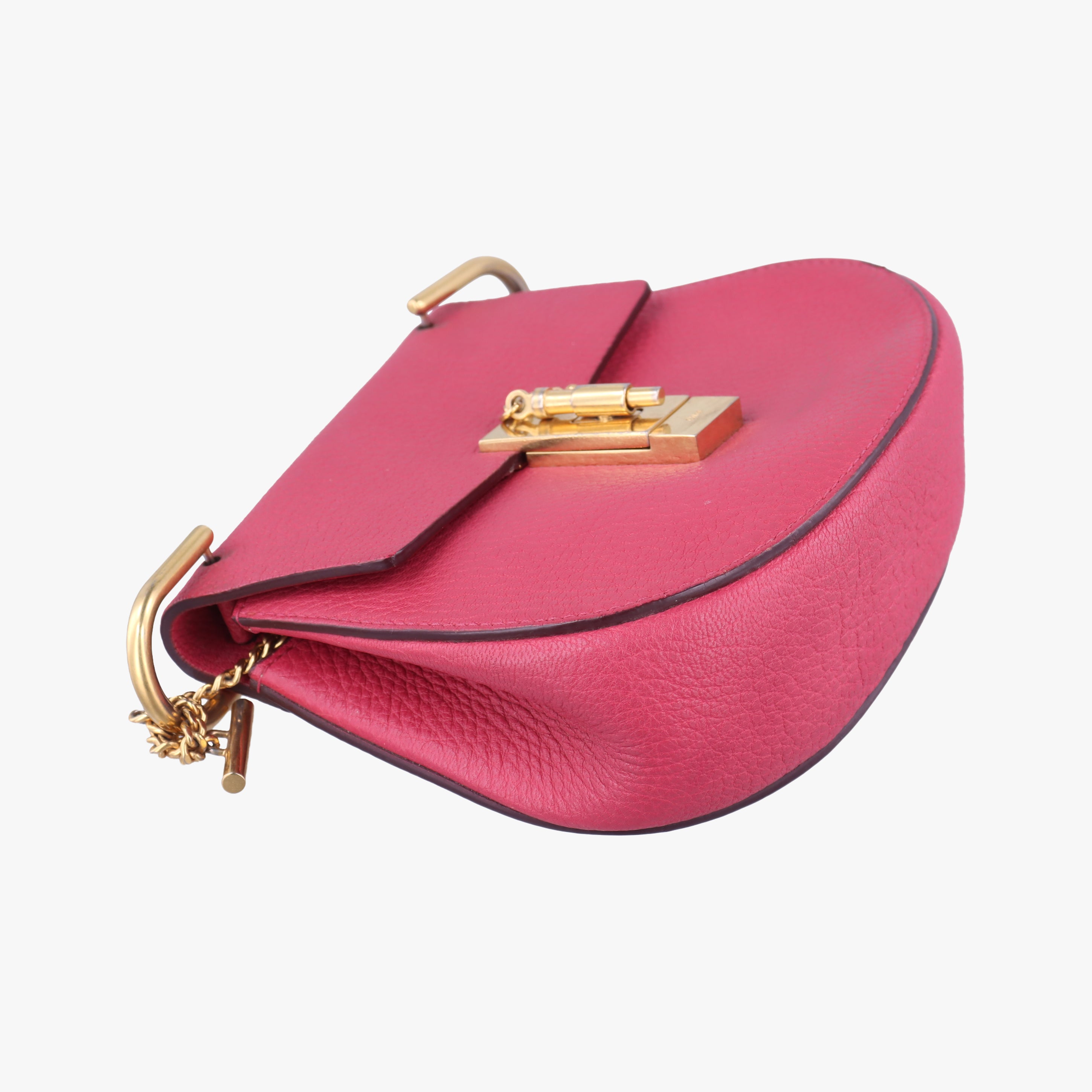 Pre-owned Chloe DREW Pink Leather  shoulderbag | stylenewstar