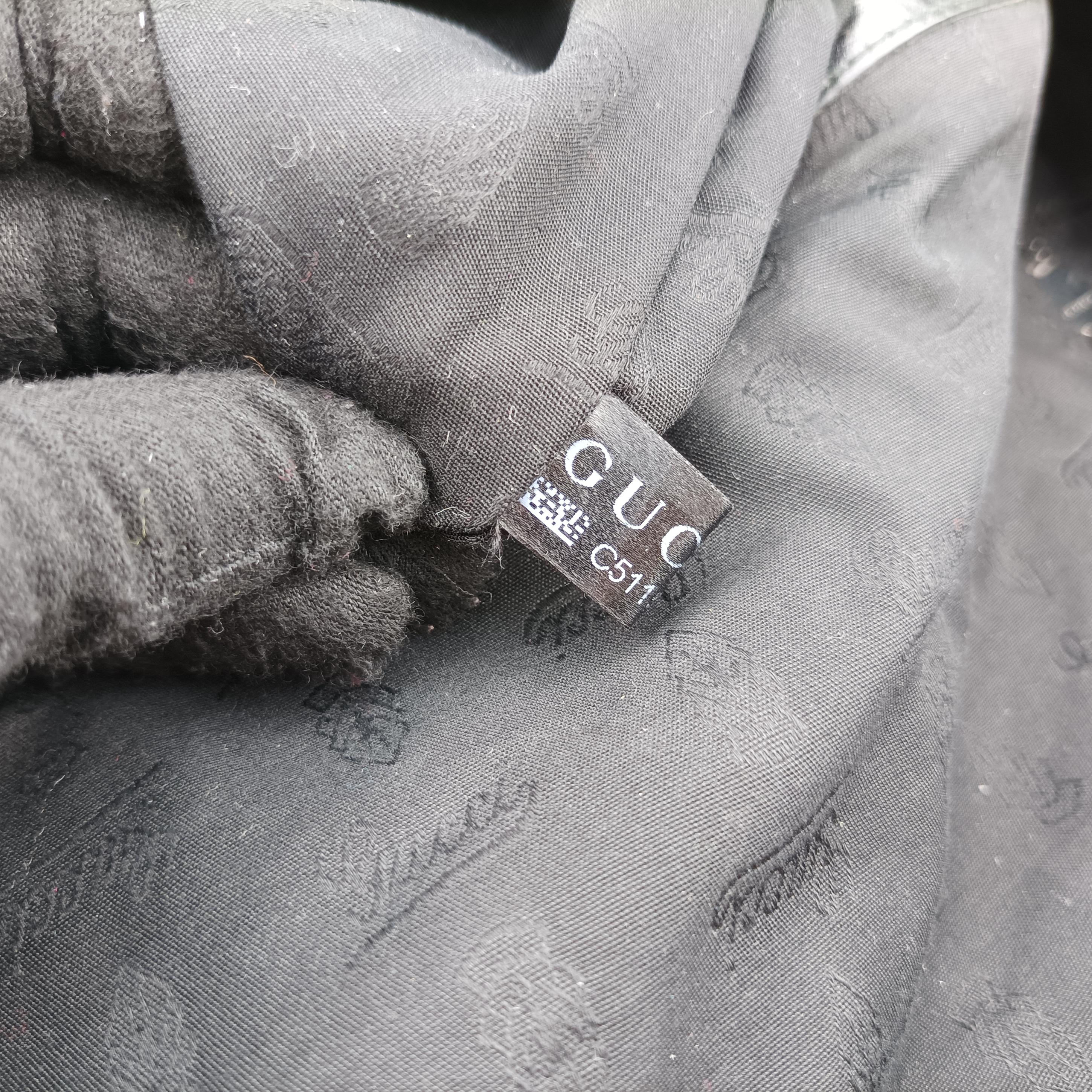 Pre-owned Gucci Icon Bit Black Patent 228584 shoulderbag | stylenewstar