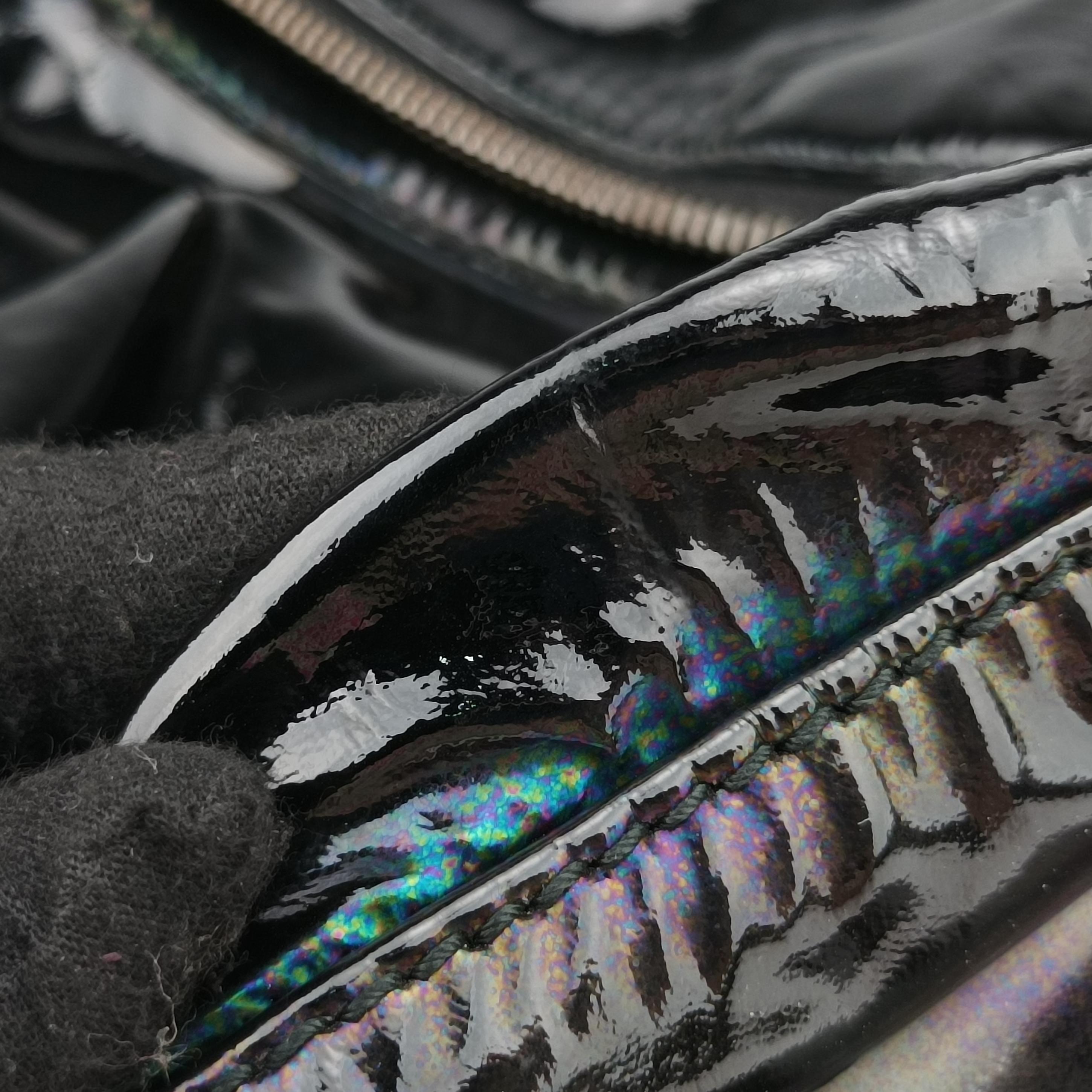 Pre-owned Gucci Icon Bit Black Patent 228584 shoulderbag | stylenewstar