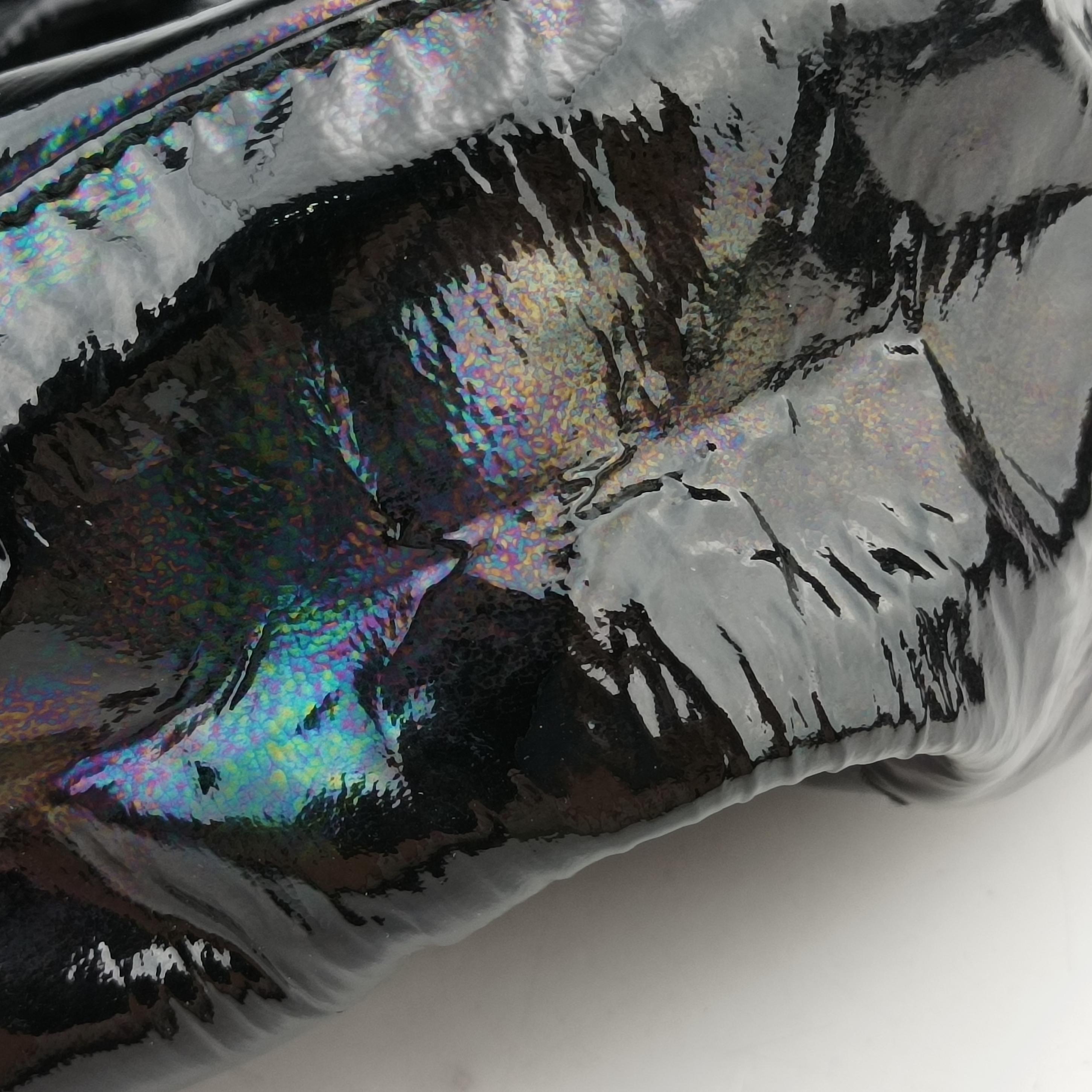 Pre-owned Gucci Icon Bit Black Patent 228584 shoulderbag | stylenewstar