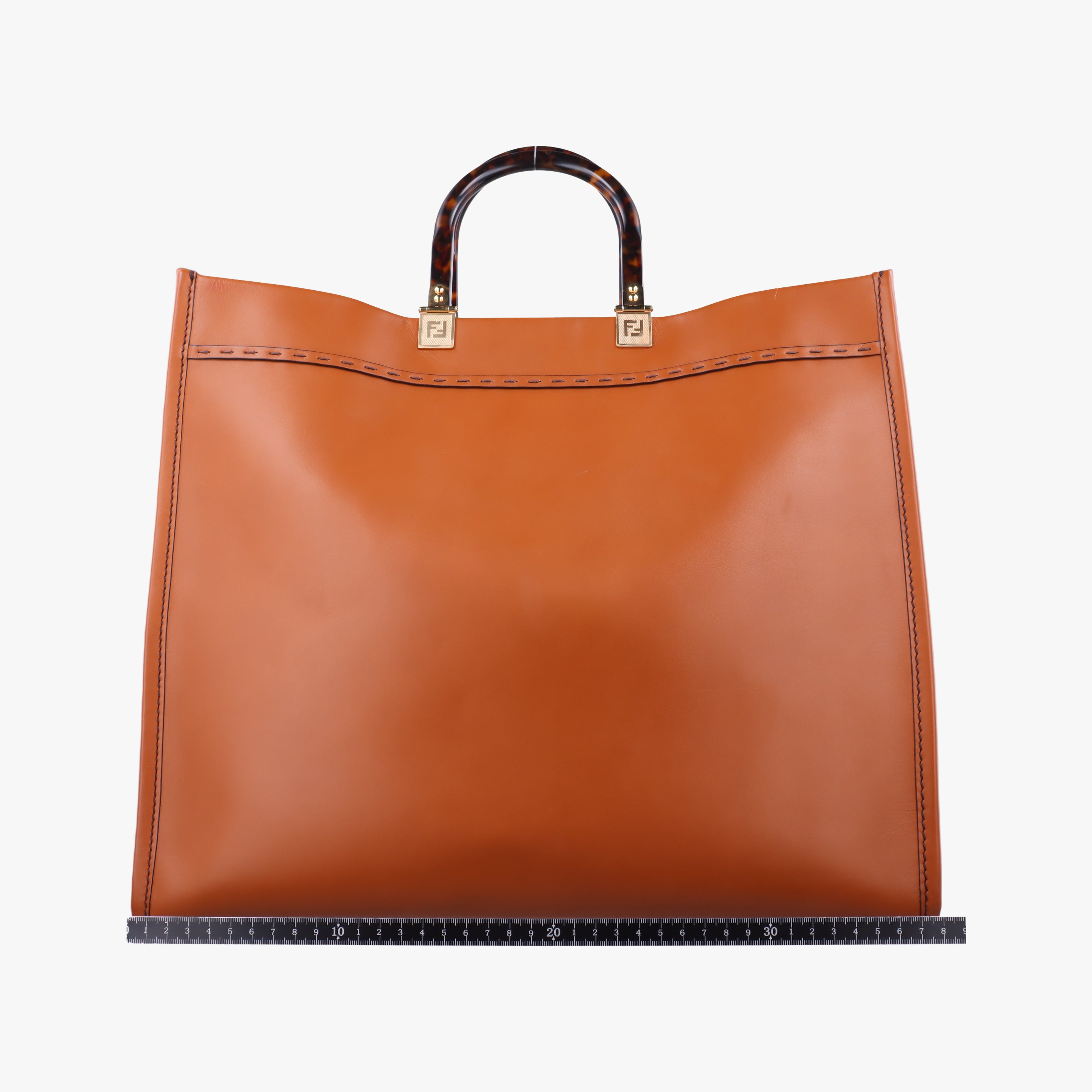 Secondhand Fendi Sunshine Brown Leather 8BH372 handbag | stylenewstar