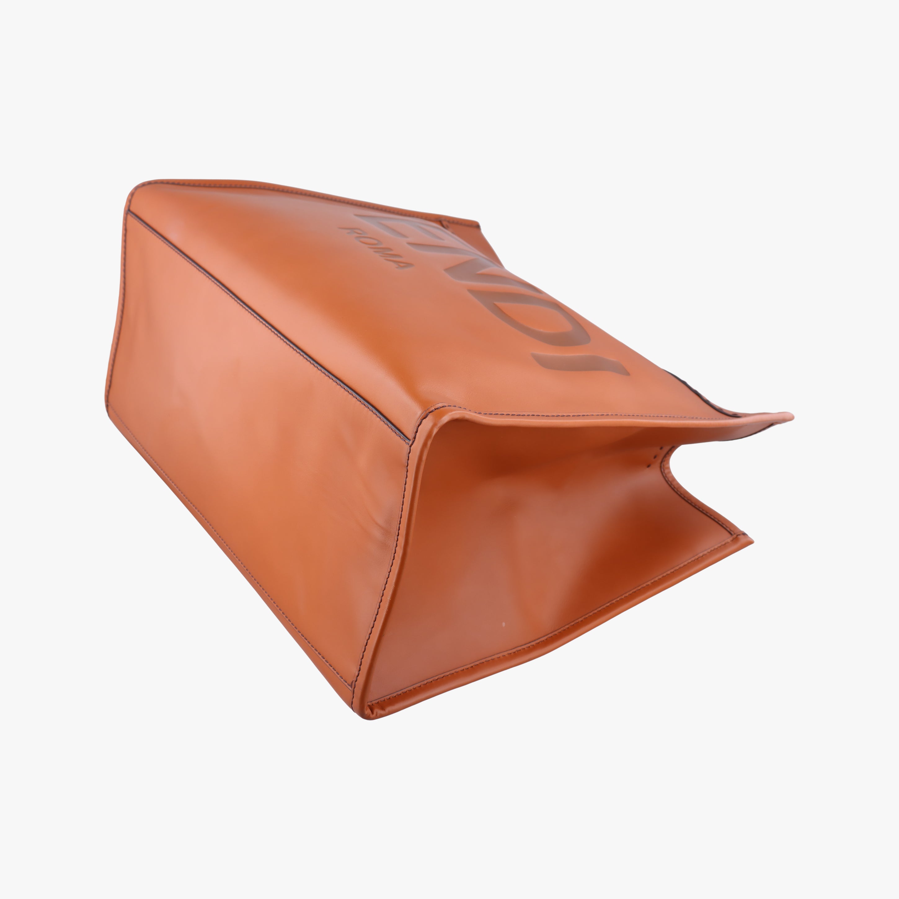 Secondhand Fendi Sunshine Brown Leather 8BH372 handbag | stylenewstar