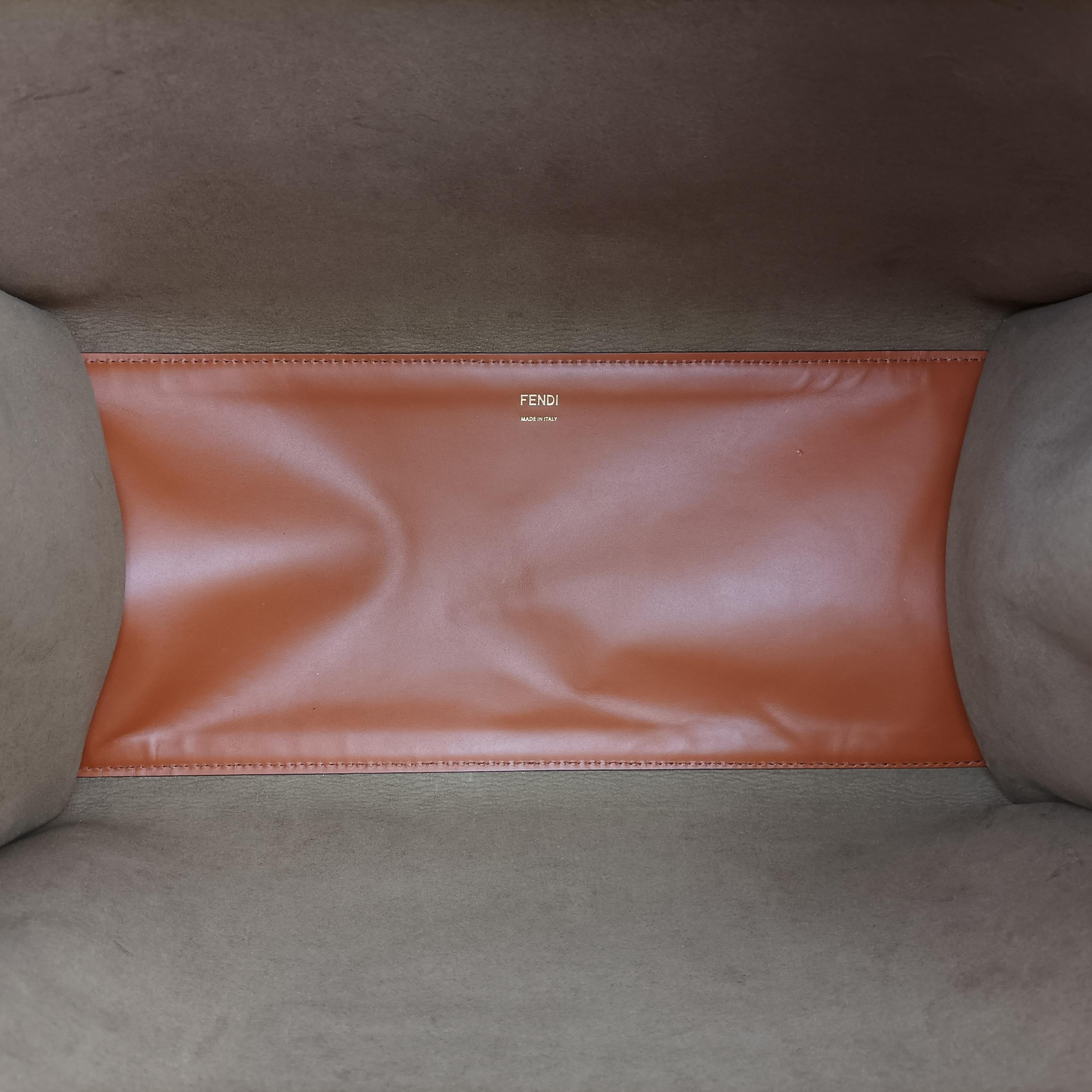 Secondhand Fendi Sunshine Brown Leather 8BH372 handbag | stylenewstar