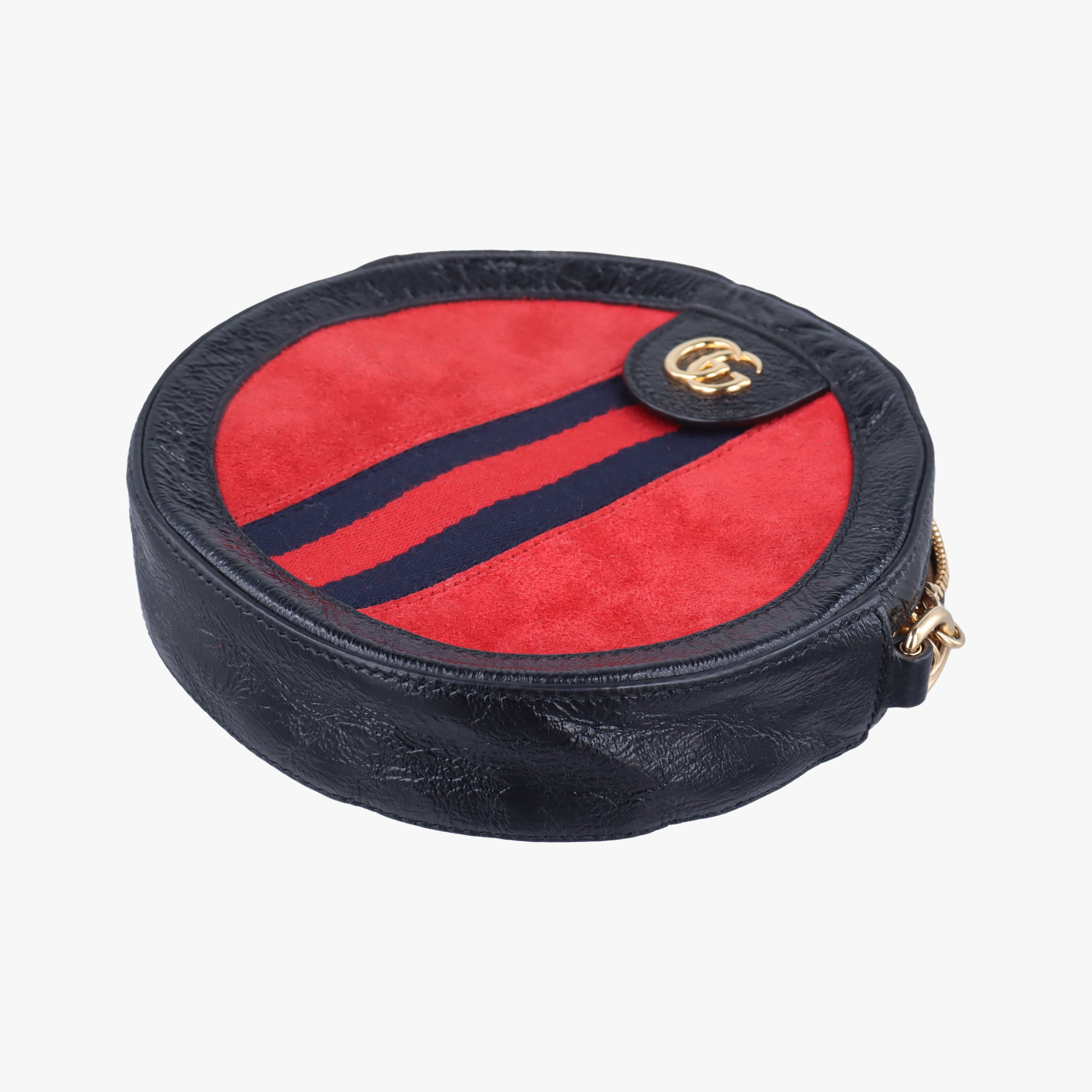 Secondhand Gucci Ophidia Red×black Suede×Leather 550618 shoulderbag | stylenewstar