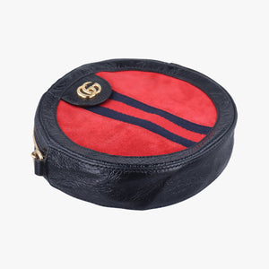 Secondhand Gucci Ophidia Red×black Suede×Leather 550618 shoulderbag | stylenewstar