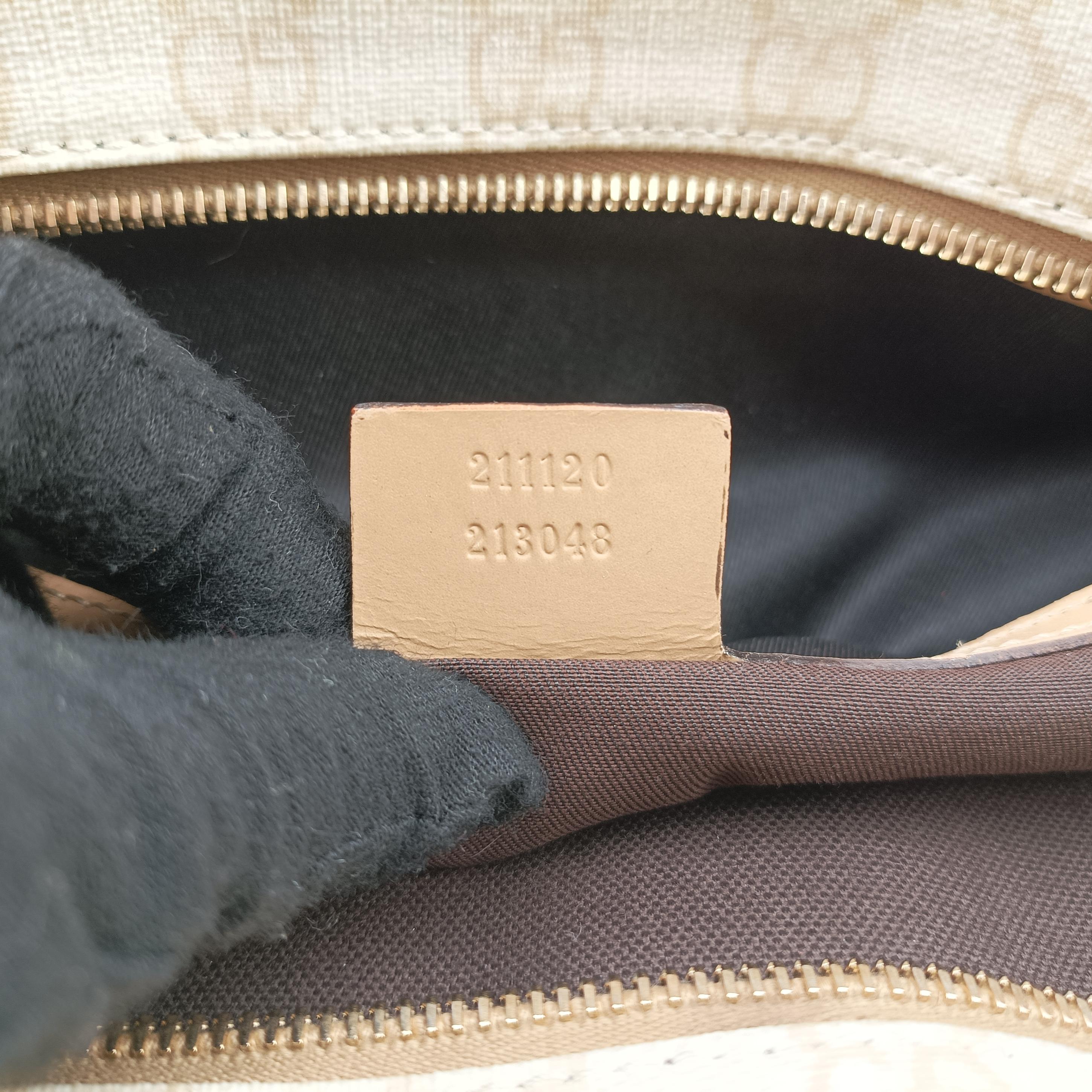 Pre-owned Gucci Guccissima GG Imprime White PVC coated canvas 211120 handbag | stylenewstar