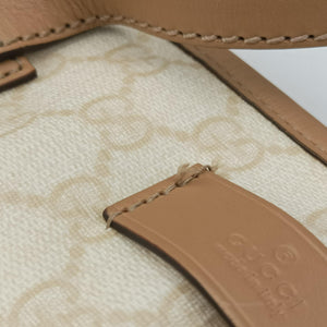 Pre-owned Gucci Guccissima GG Imprime White PVC coated canvas 211120 handbag | stylenewstar