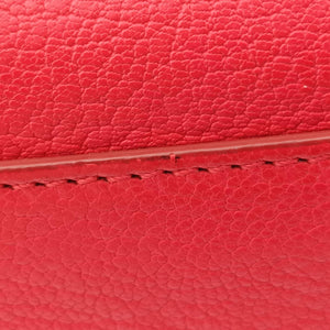 Pre-owned Givenchy Antigonamini Red leather  shoulderbag | stylenewstar