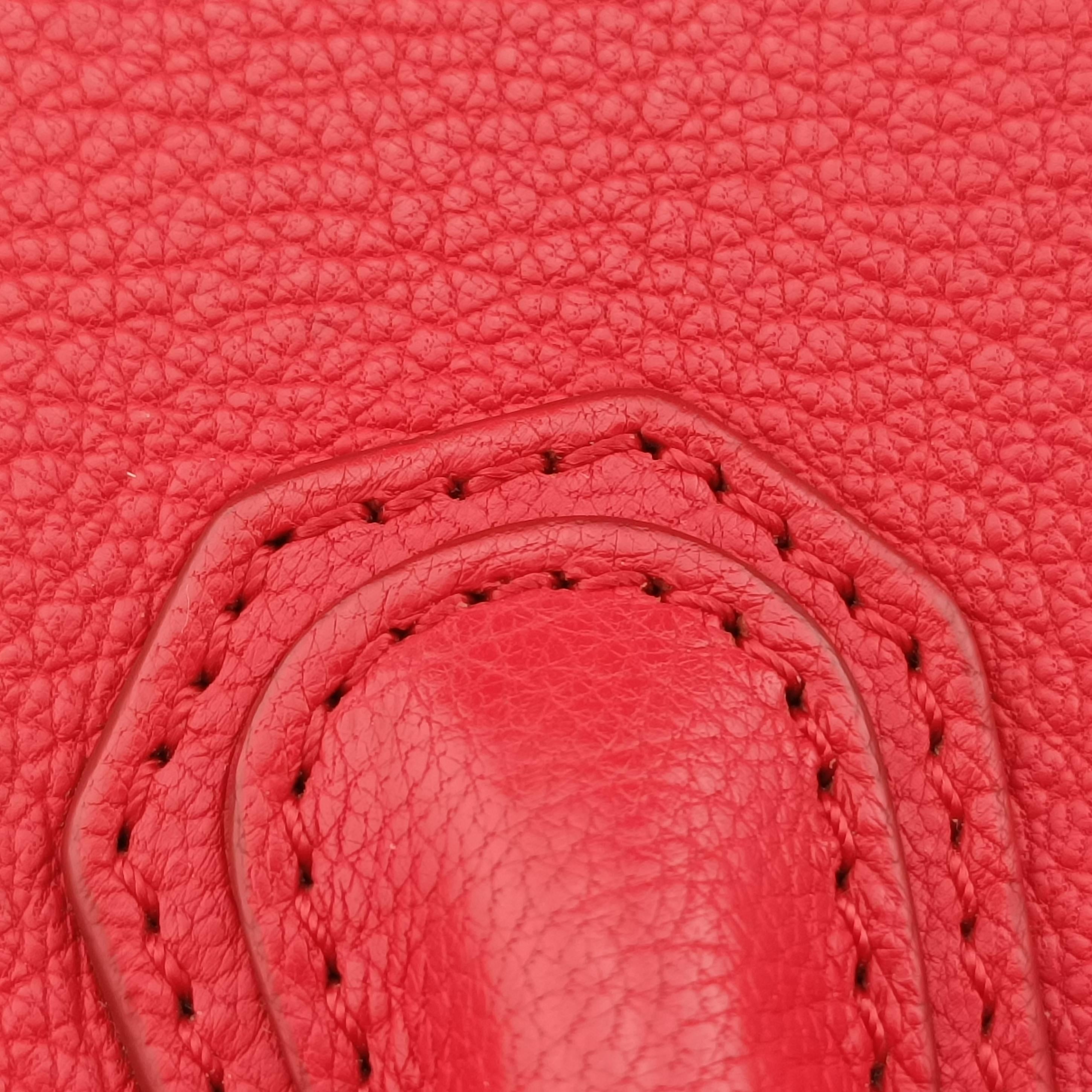 Pre-owned Givenchy Antigonamini Red leather  shoulderbag | stylenewstar