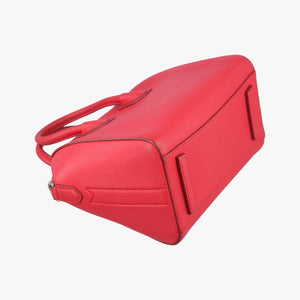 Pre-owned Givenchy Antigonamini Red leather  shoulderbag | stylenewstar