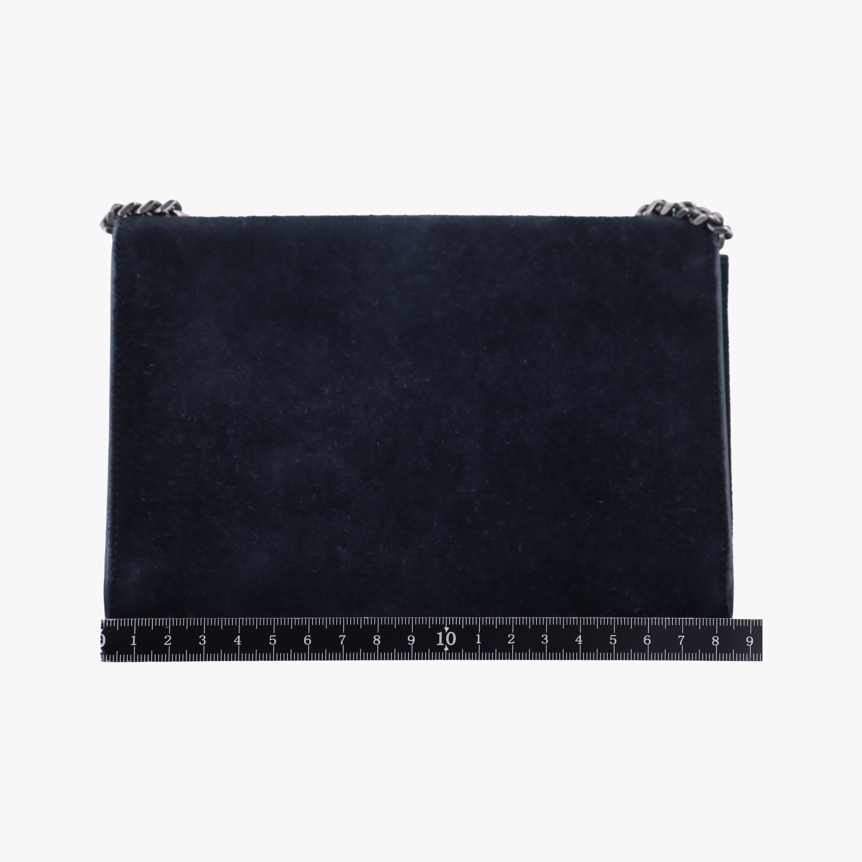 Pre-owned Yves Saint Laurent Kate Star Black Suede 471286 shoulderbag | stylenewstar
