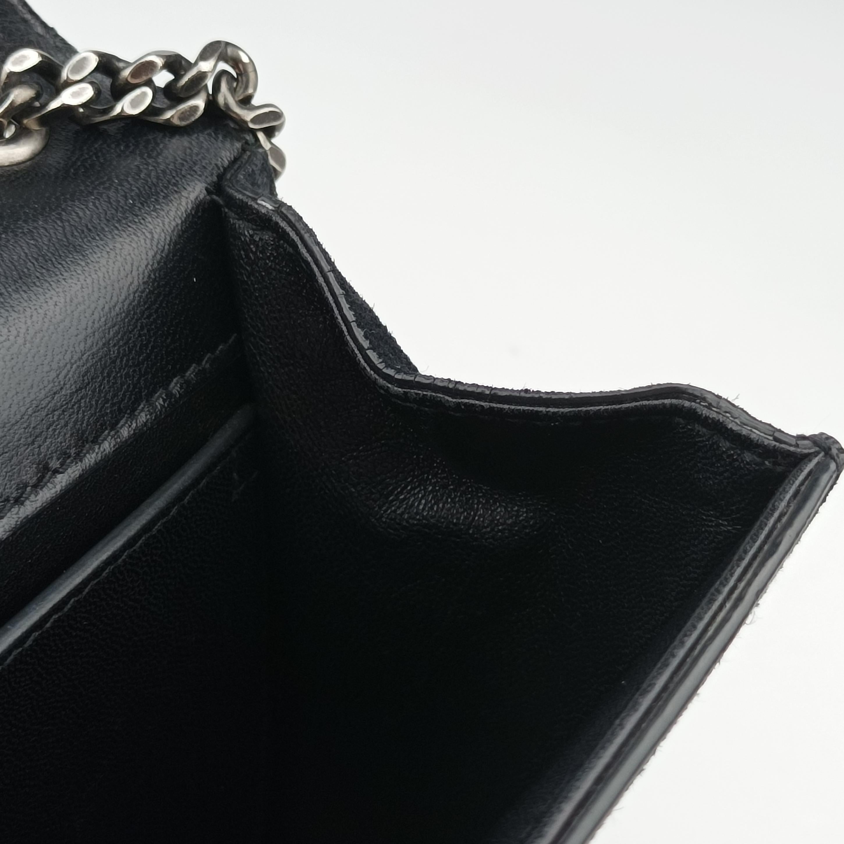 Pre-owned Yves Saint Laurent Kate Star Black Suede 471286 shoulderbag | stylenewstar