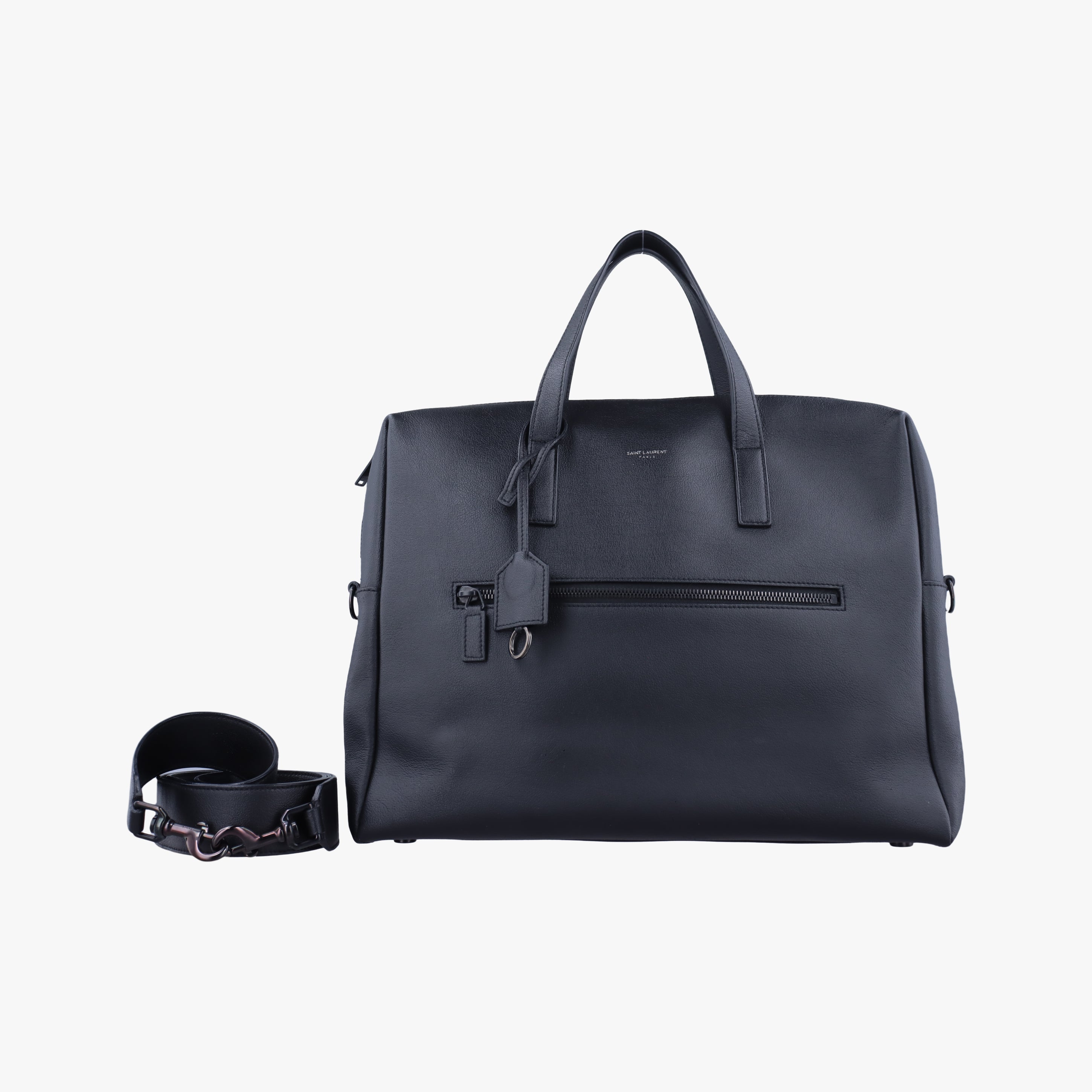 Secondhand Yves Saint Laurent Bold Black Leather 440606 shoulderbag | stylenewstar