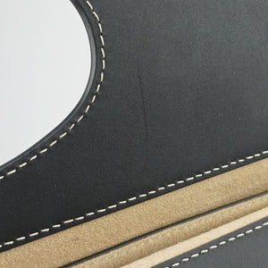 Pre-owned Burberry Soft Pocket Tote Black leather  shoulderbag | stylenewstar