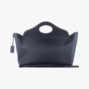 Pre-owned Burberry Soft Pocket Tote Black leather  shoulderbag | stylenewstar