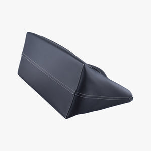 Pre-owned Burberry Soft Pocket Tote Black leather  shoulderbag | stylenewstar