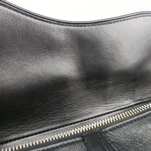 Vintage Christian Dior saddle Black leather  crossbodybag | stylenewstar