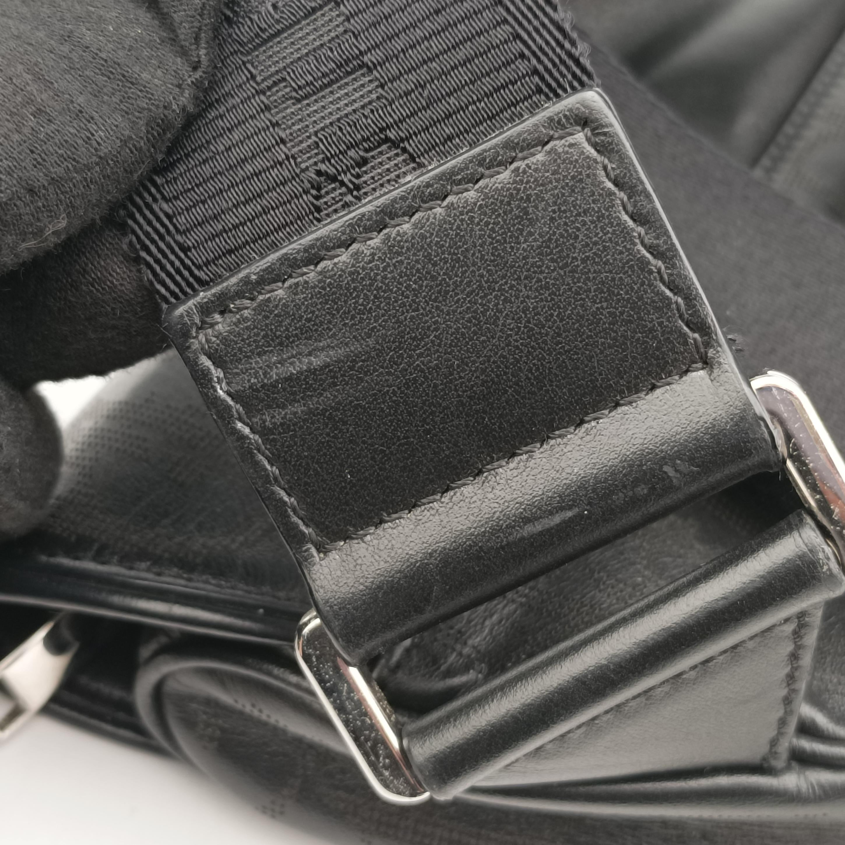 Vintage Christian Dior saddle Black leather  crossbodybag | stylenewstar