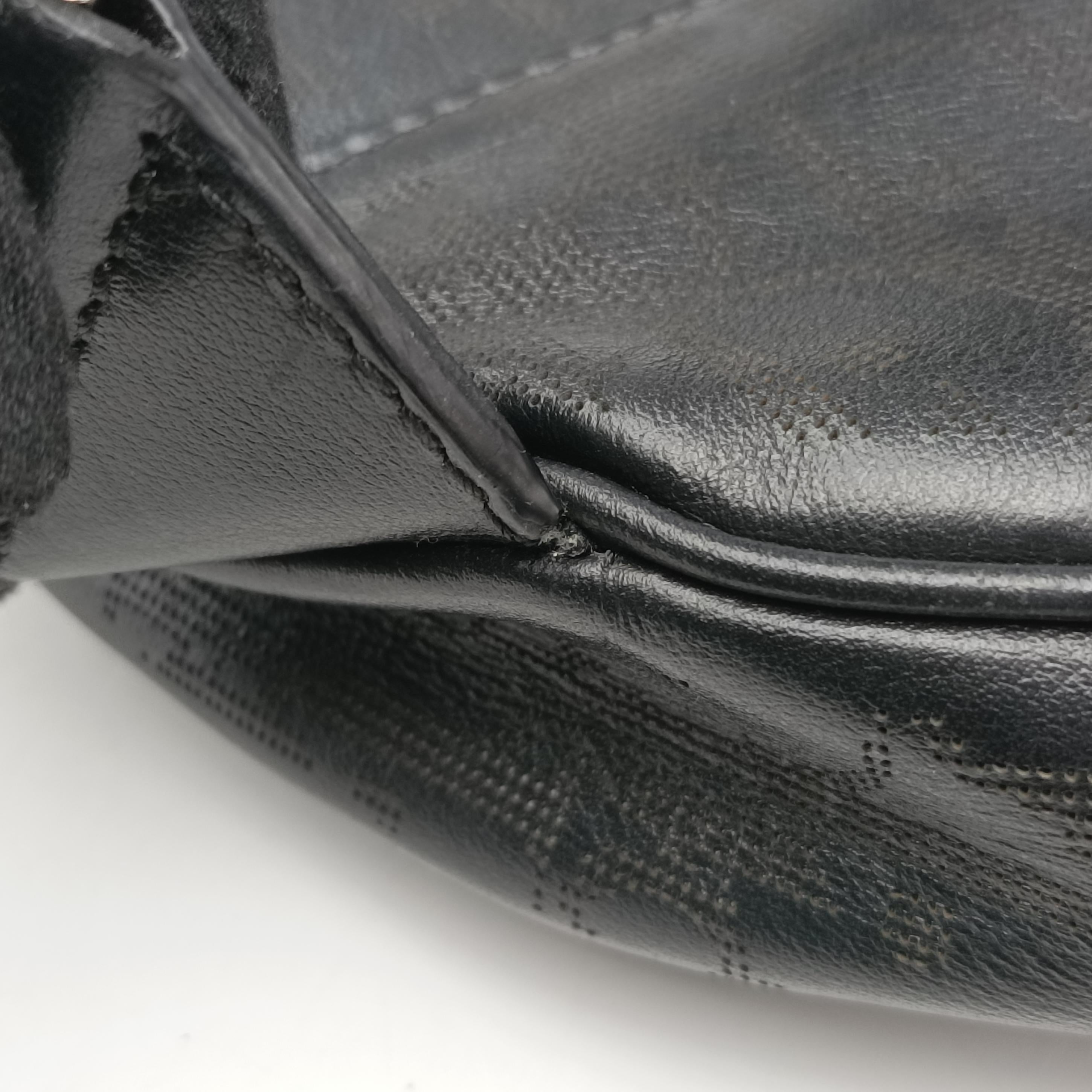 Vintage Christian Dior saddle Black leather  crossbodybag | stylenewstar