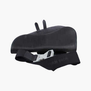 Vintage Christian Dior saddle Black leather  crossbodybag | stylenewstar