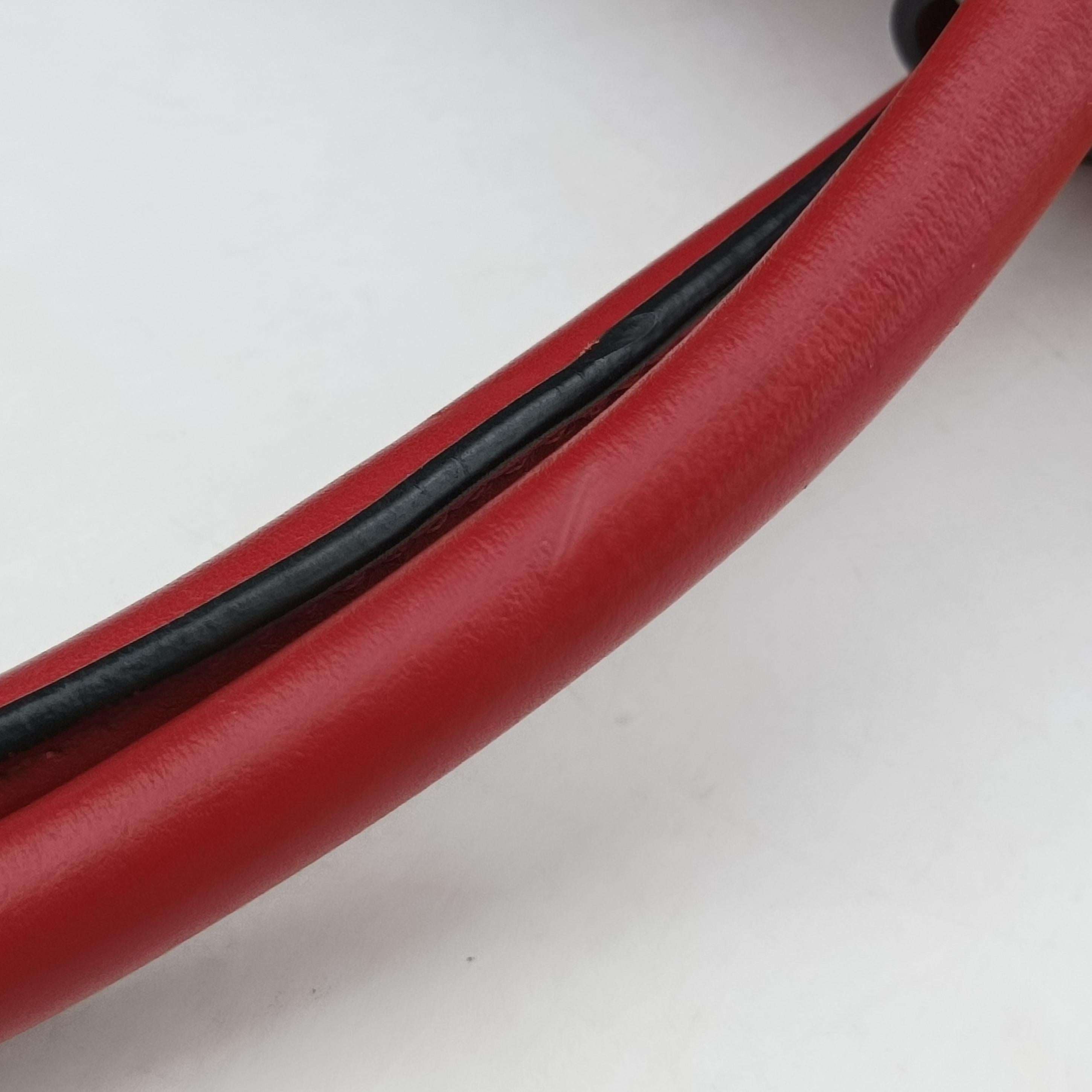 Pre-owned Prada Paradigm Red SAFFIANO Leather 1BA130 shoulderbag | stylenewstar