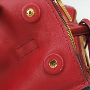 Pre-owned Prada Paradigm Red SAFFIANO Leather 1BA130 shoulderbag | stylenewstar