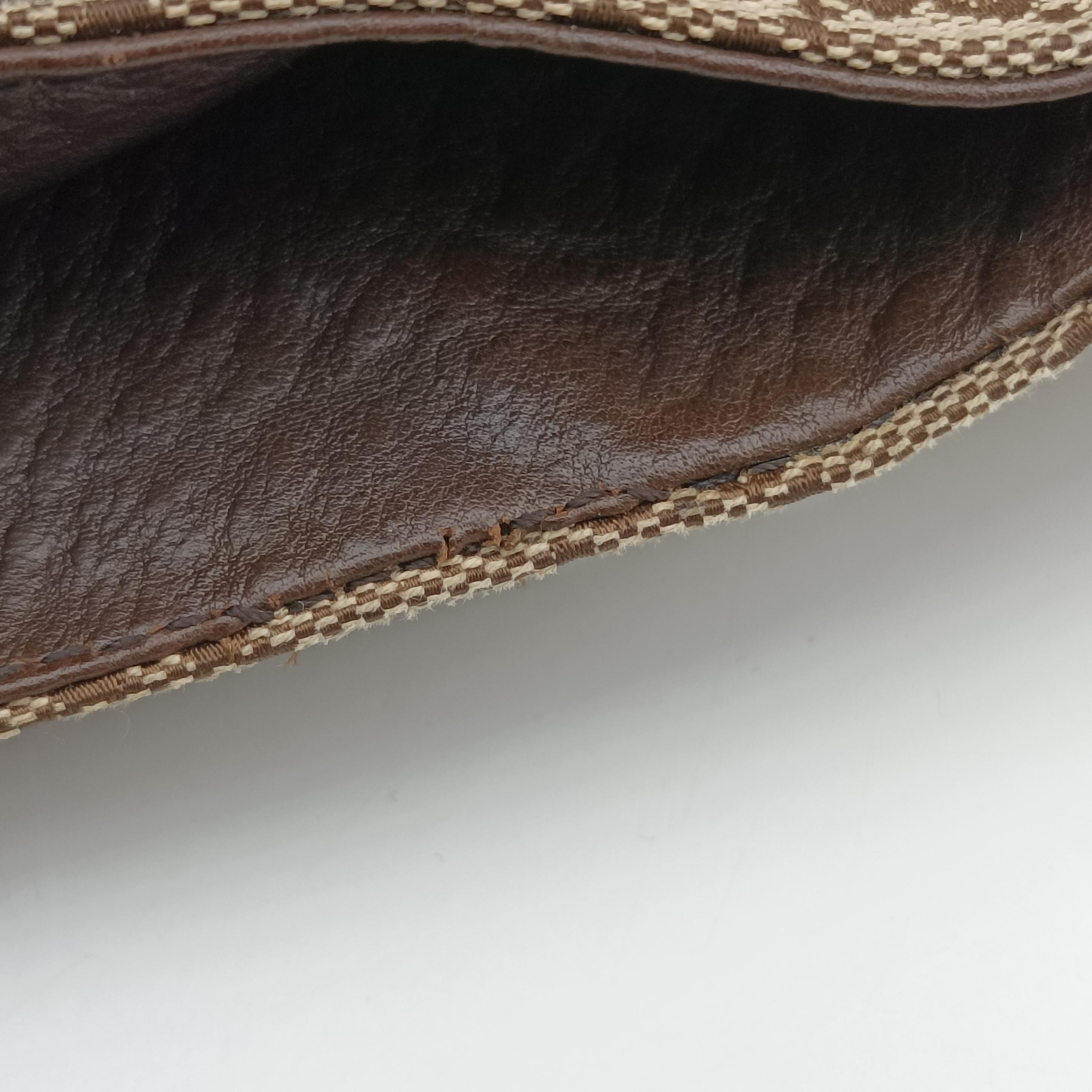 Vintage Gucci GG Supreme Brown canvas×leather 247236 shoulderbag | stylenewstar