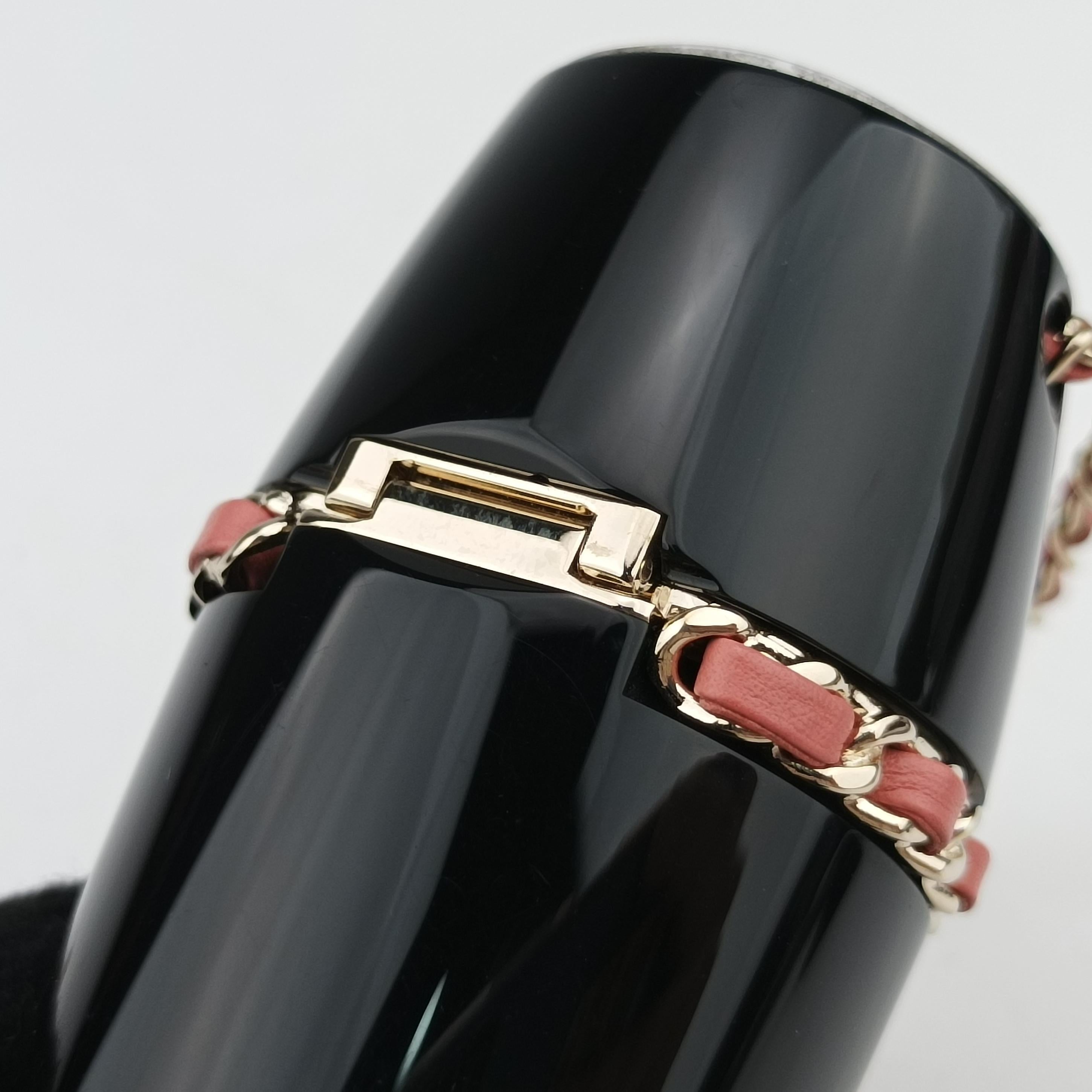 Pre-owned Chanel Coco Mark Lucite Lipstick Case On Chain Black plastic  shoulderbag | stylenewstar