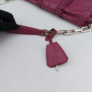 Vintage Christian Dior New Rock Purple Leather  shoulderbag | stylenewstar