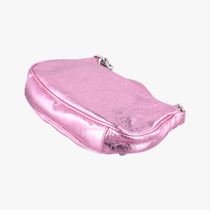 Pre-owned Balenciaga Le Cagole mini Rose lambskin  shoulderbag | stylenewstar