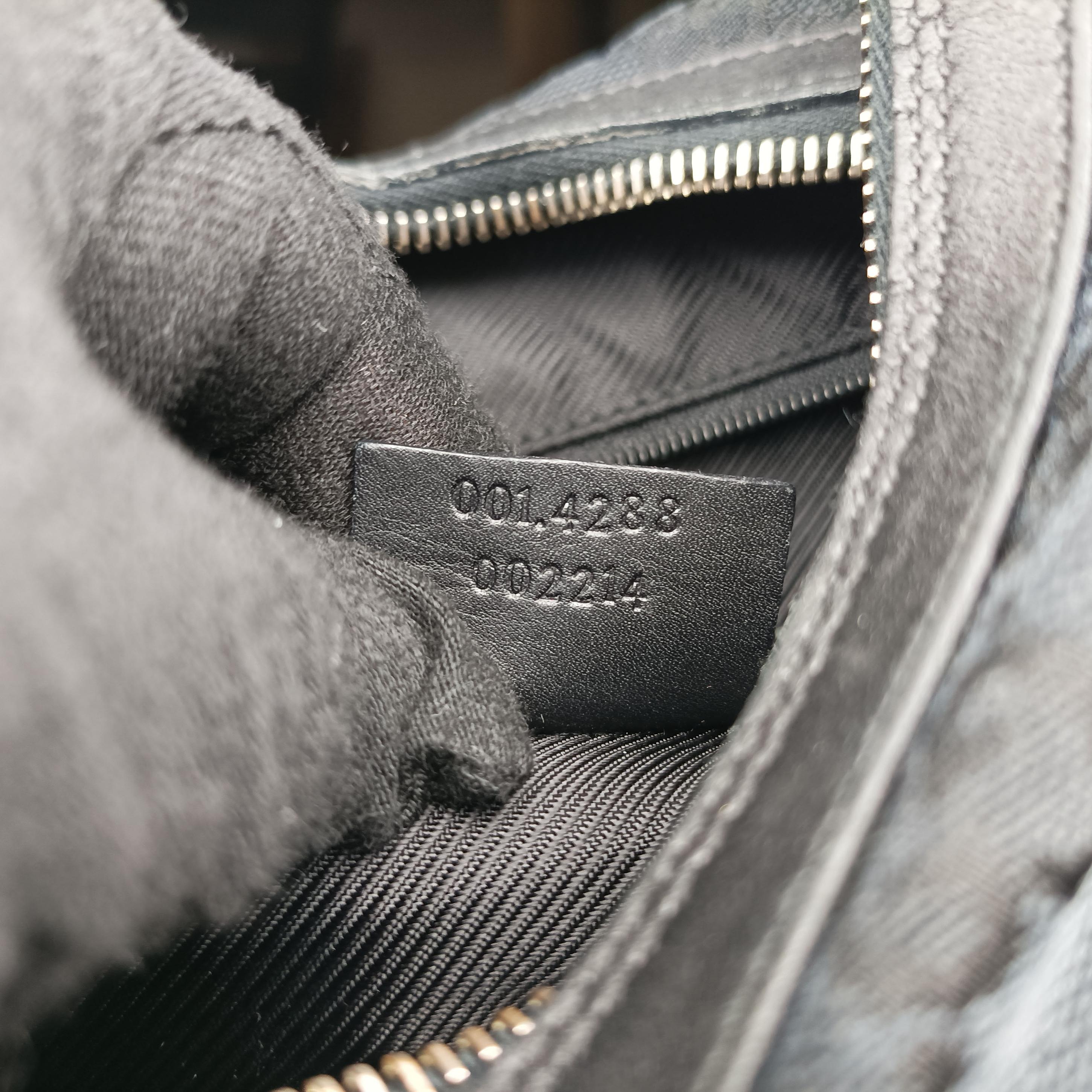 Secondhand Gucci Hobo Black canvas 001.42 shoulderbag | stylenewstar