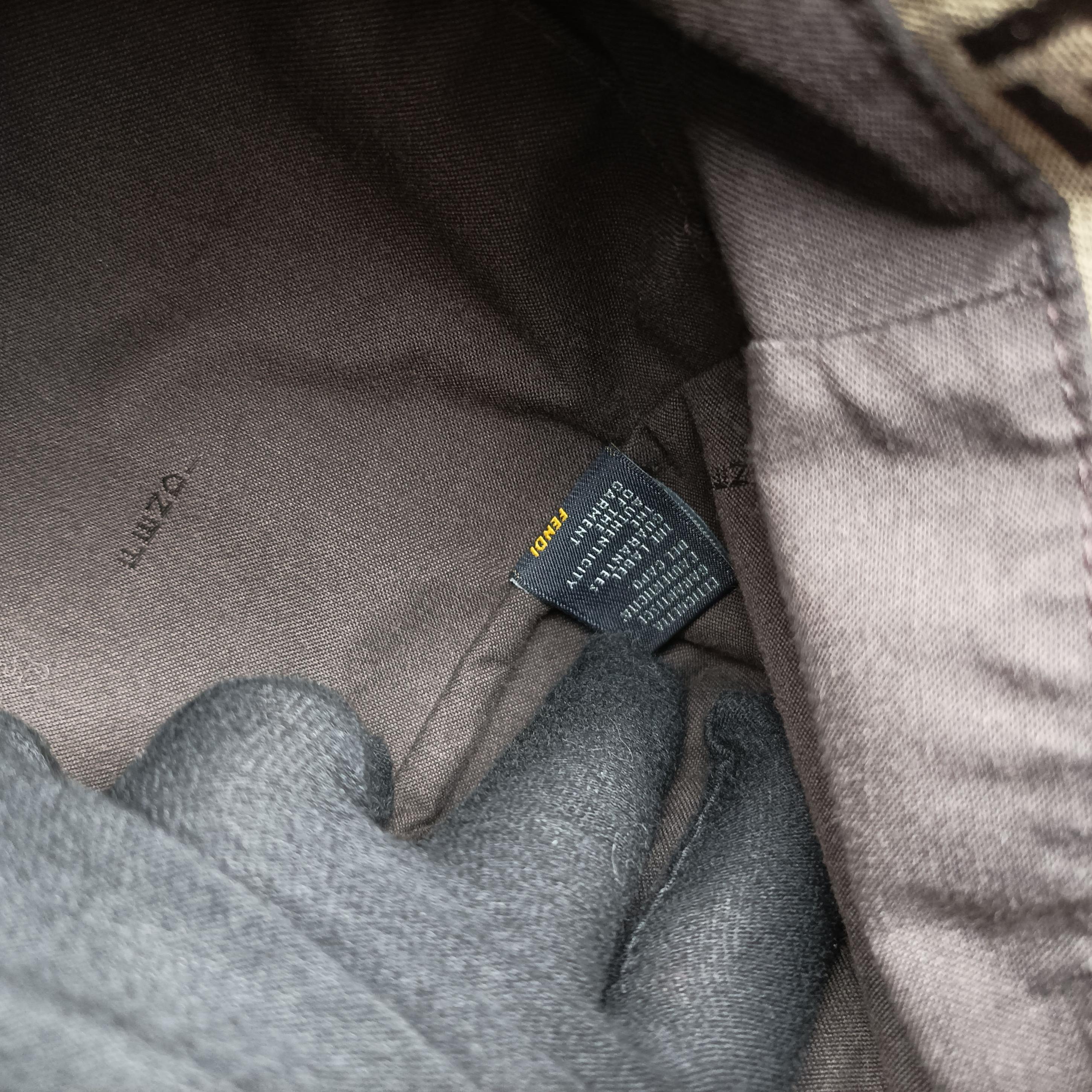 Vintage Fendi Zucchino Brown canvas 8BH181 shoulderbag | stylenewstar