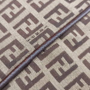Vintage Fendi Zucchino Brown canvas 8BH181 shoulderbag | stylenewstar