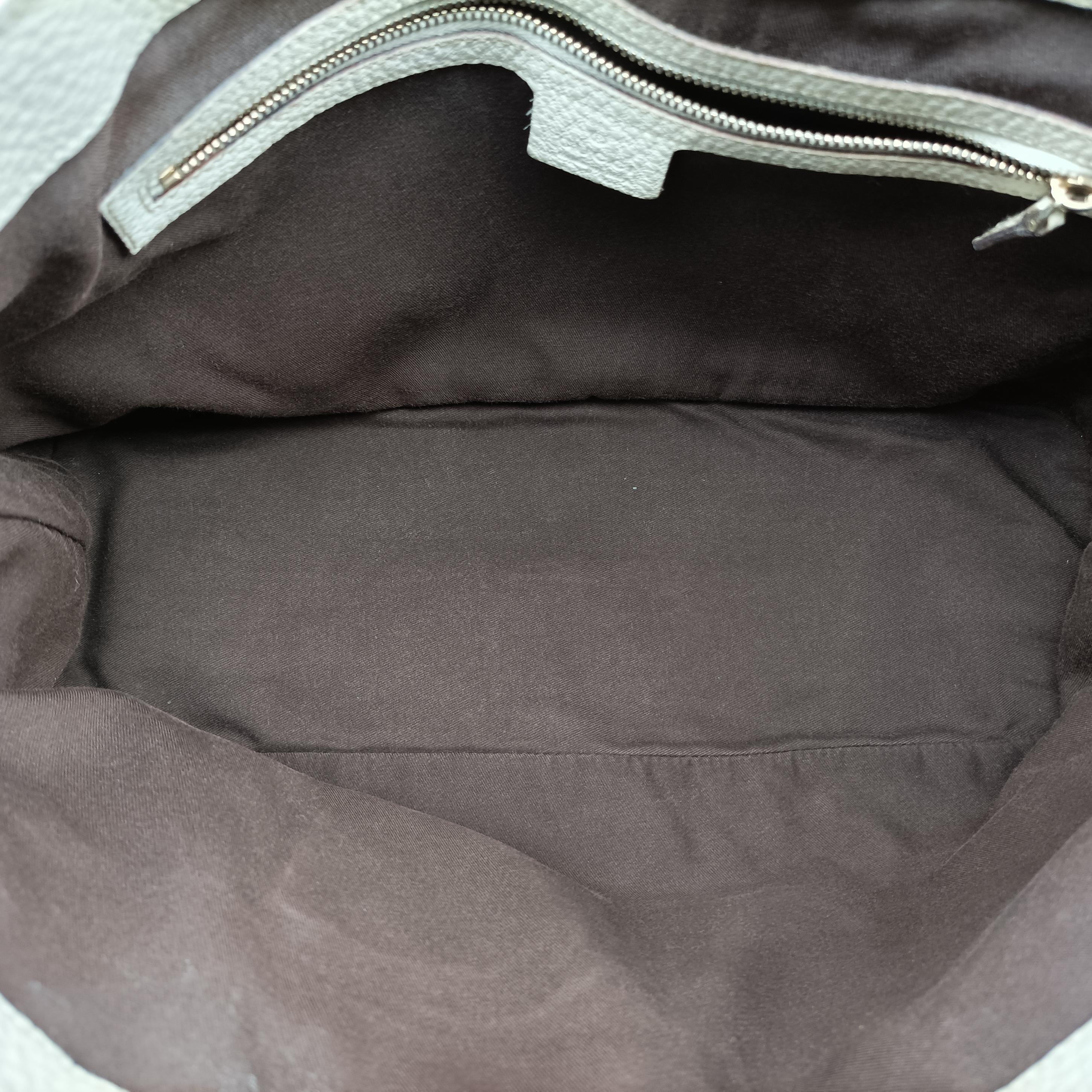 Pre-owned Gucci Horsebit Medium Hasler White Leather 137385 handbag | stylenewstar