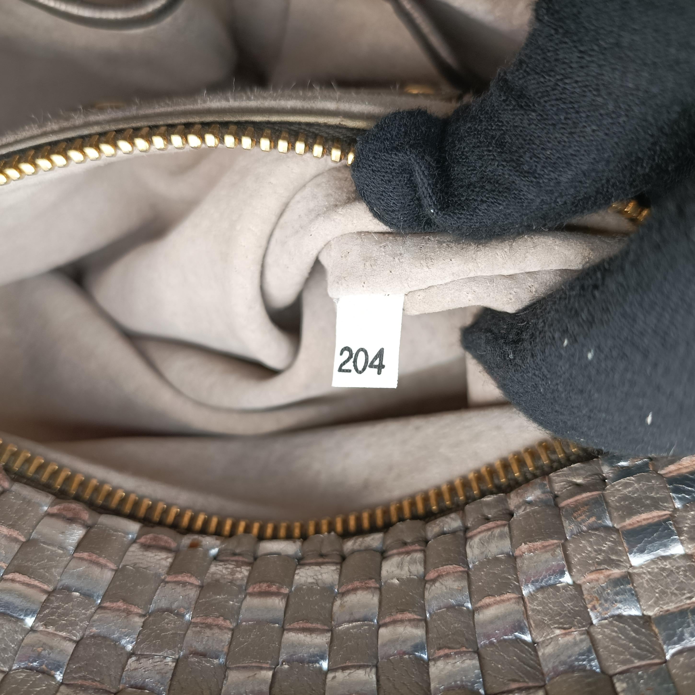 Secondhand Prada Madras Golden leather  shoulderbag | stylenewstar