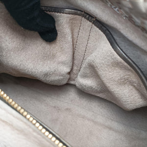 Secondhand Prada Madras Golden leather  shoulderbag | stylenewstar