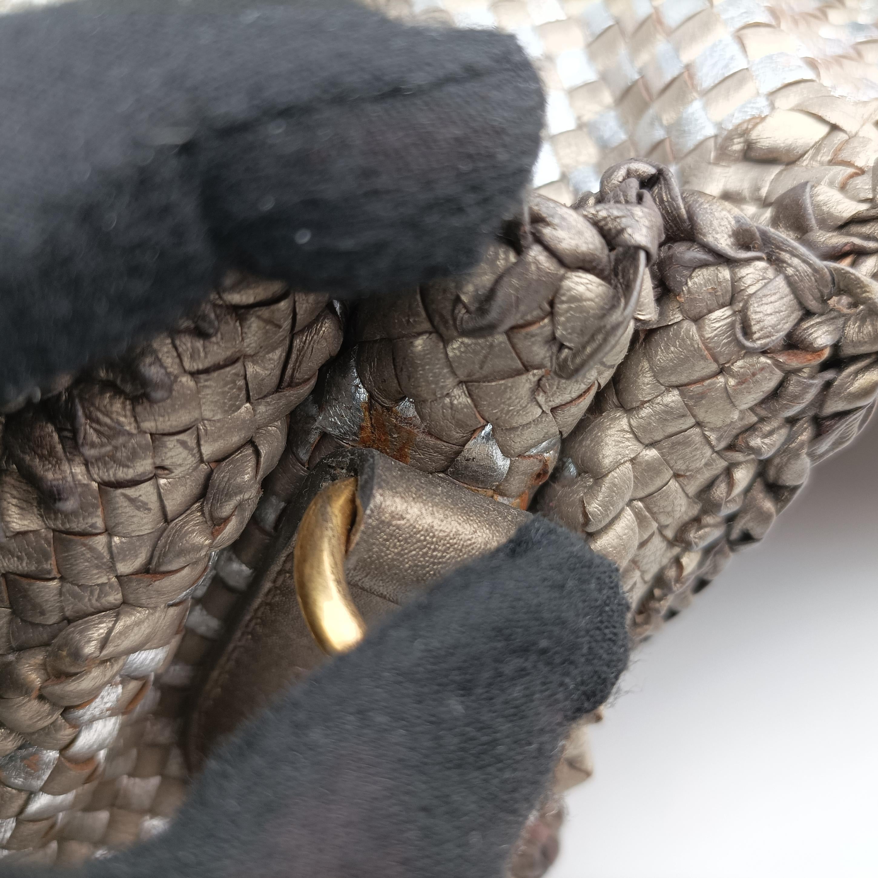 Secondhand Prada Madras Golden leather  shoulderbag | stylenewstar