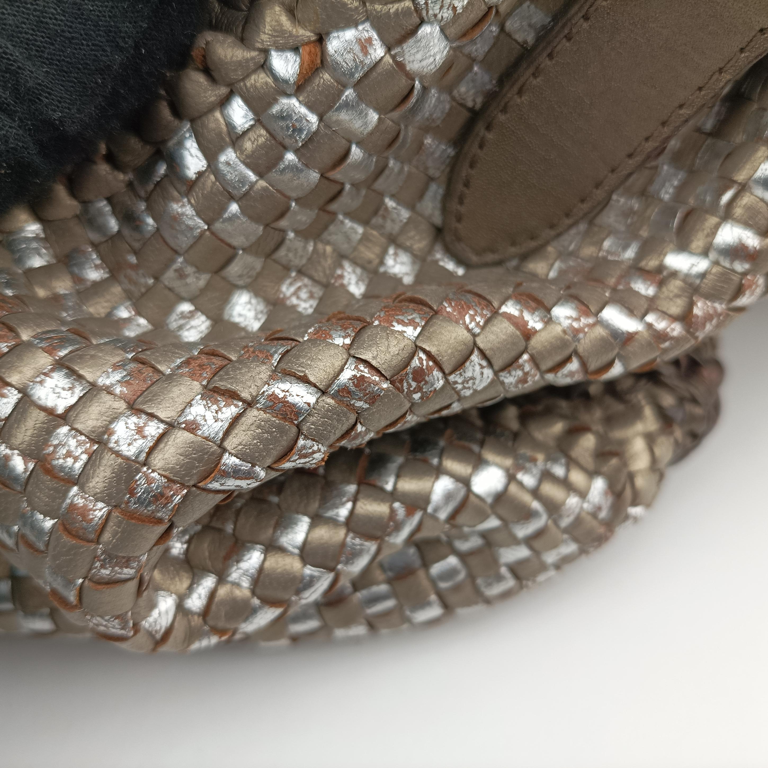 Secondhand Prada Madras Golden leather  shoulderbag | stylenewstar