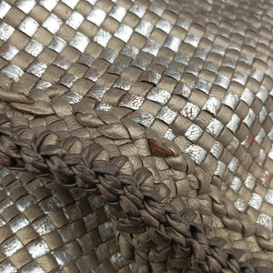 Secondhand Prada Madras Golden leather  shoulderbag | stylenewstar