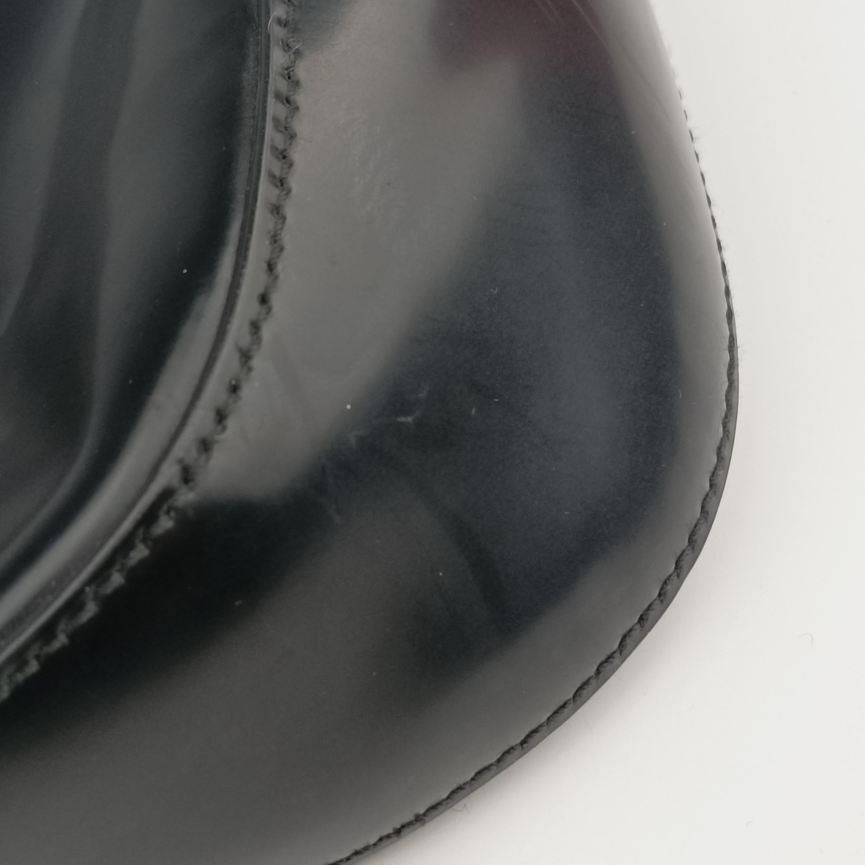 Pre-owned Prada Cleo Black brushed leather 1BC499 shoulderbag | stylenewstar