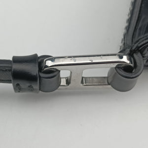 Pre-owned Prada Cleo Black brushed leather 1BC499 shoulderbag | stylenewstar