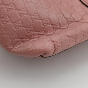 Pre-owned Gucci Microguccissima Pink Leather 449657 handbag | stylenewstar