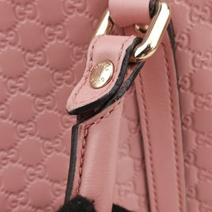 Pre-owned Gucci Microguccissima Pink Leather 449657 handbag | stylenewstar