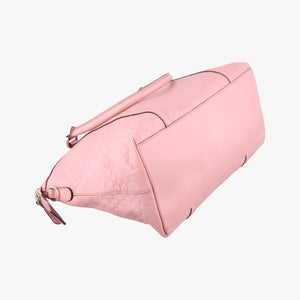 Pre-owned Gucci Microguccissima Pink Leather 449657 handbag | stylenewstar