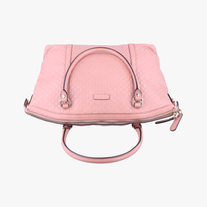 Pre-owned Gucci Microguccissima Pink Leather 449657 handbag | stylenewstar