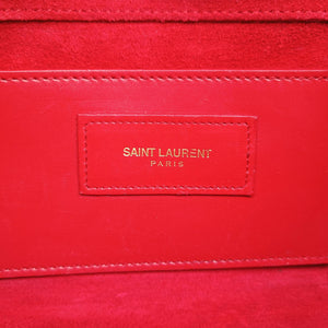 Pre-owned Yves Saint Laurent KATE Red Leather 326076 shoulderbag | stylenewstar