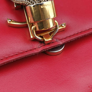 Pre-owned Yves Saint Laurent KATE Red Leather 326076 shoulderbag | stylenewstar