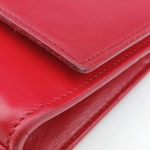 Pre-owned Yves Saint Laurent KATE Red Leather 326076 shoulderbag | stylenewstar