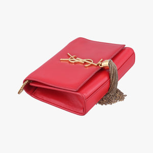 Pre-owned Yves Saint Laurent KATE Red Leather 326076 shoulderbag | stylenewstar