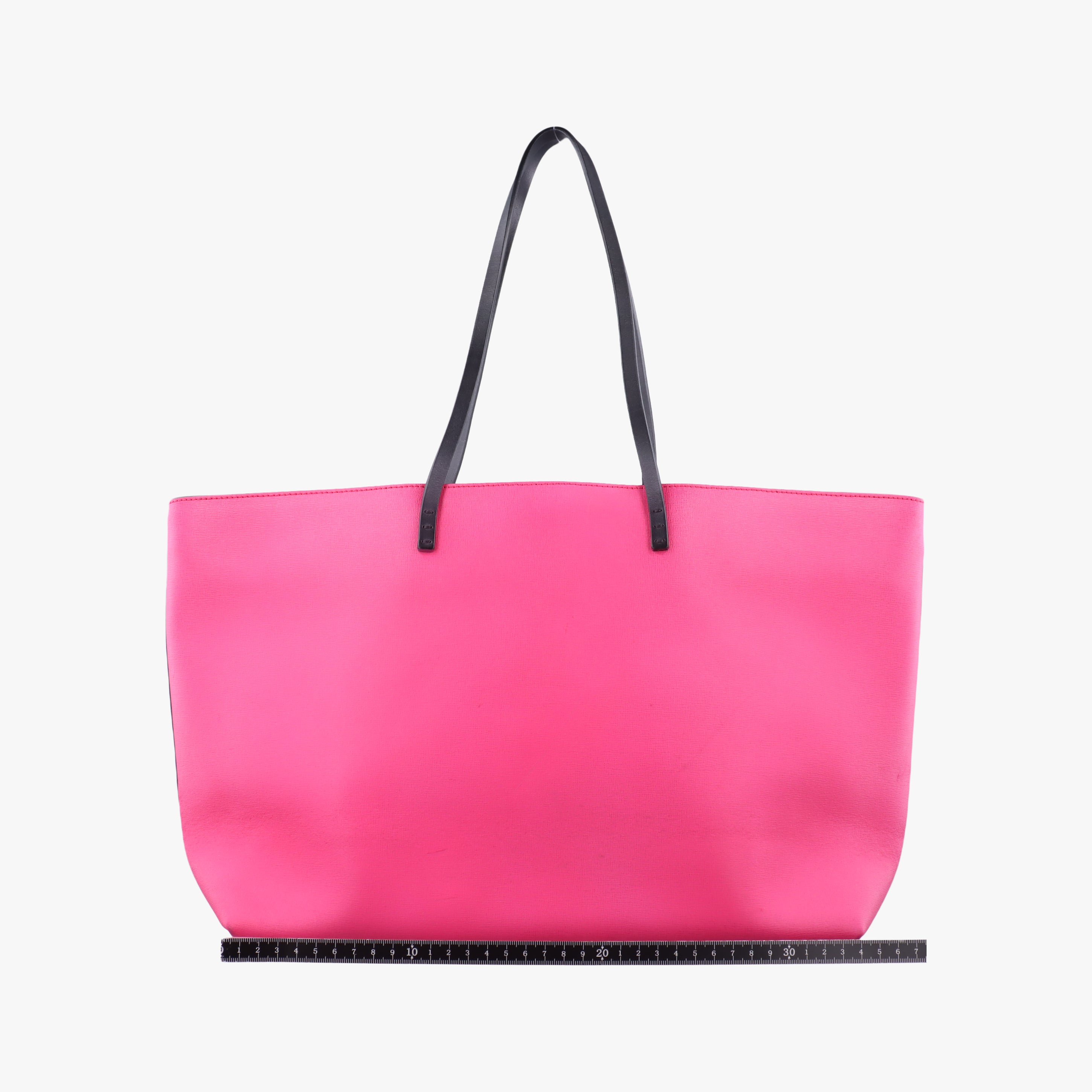Pre-owned Fendi monster tote Pink Leather 8BH185 shoulderbag | stylenewstar